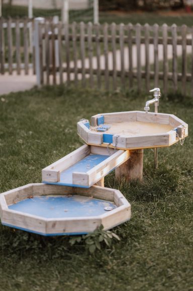 Wasserspielplatz im Krippengarten