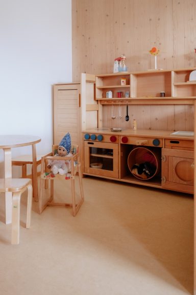 Spielecke aus Holz