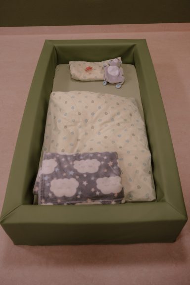 Bett in der Krippe